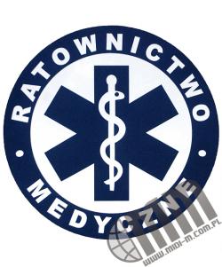 EMBLEMAT ODBLASKOWY KOŁO 9,5CM