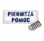 EMBLEMAT ODBLASKOWY 11CM X 7CM
